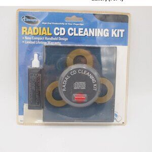 Vintage-Radial CD Cleaning Kit By i Concepts. Brand New Sealed PLUS BONUS CD!